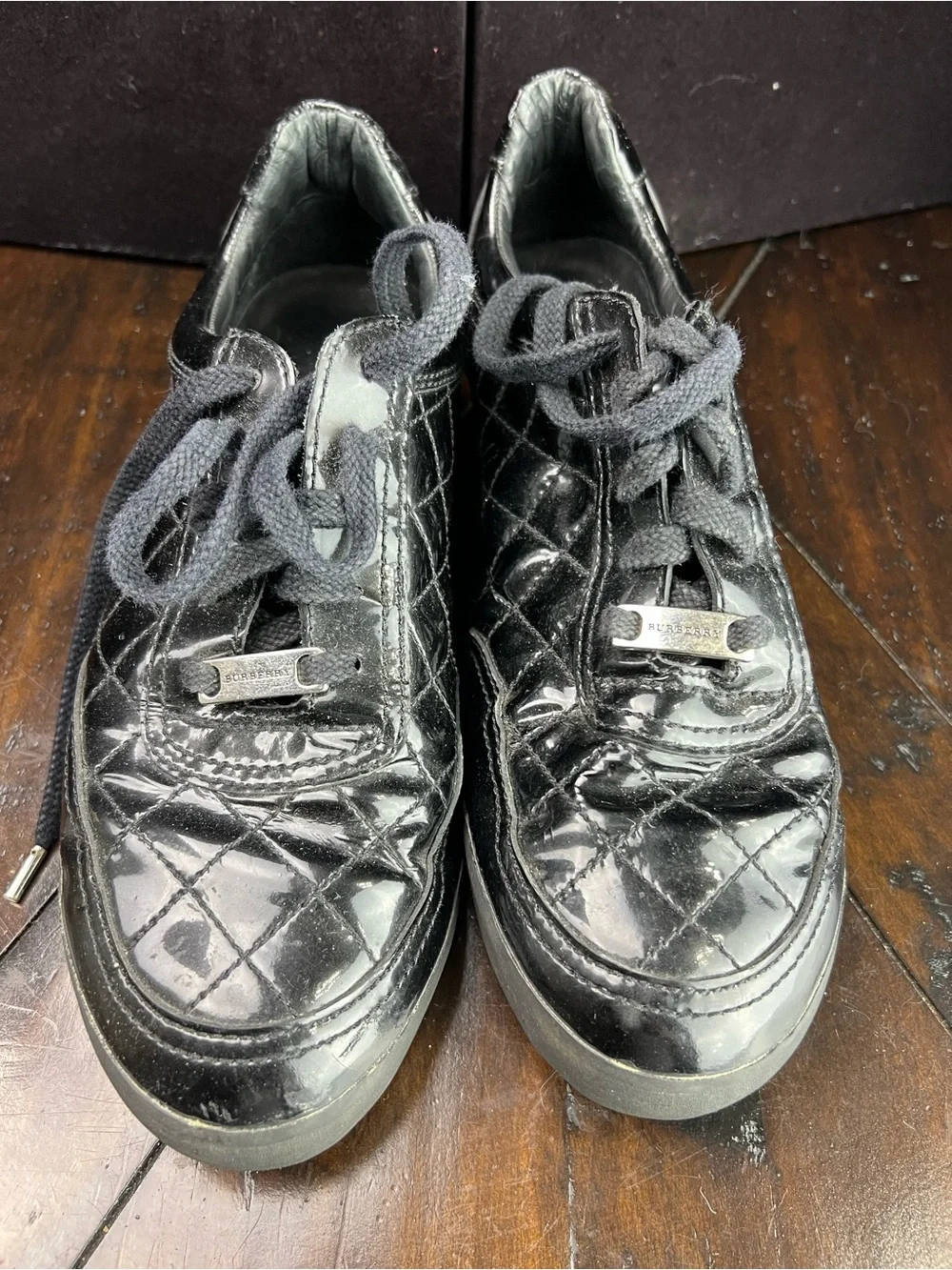 Burberry Black Leather Loafers - Picture 3 of 11